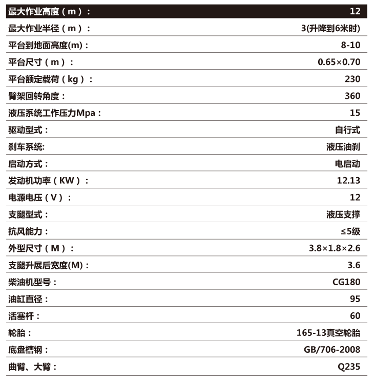 曲臂升降機 曲臂升降機